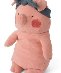 Peluche cochon Ali (22 cm) - Rose