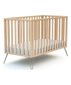 JURABABY - Lit bébé 60x120 ONLY - Marron clair