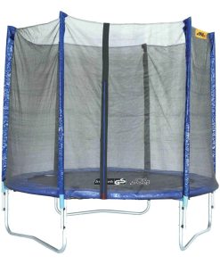 New Sports Trampoline avec filet de sécurité, diamètre 244 cm - N/A
