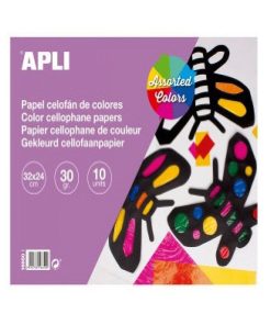 Bloc Papier Cellophane 32x24cm - N/A