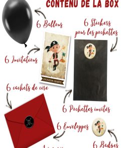 Super Box Organisation Anniversaire Thème 'pirate' | Fabrication Française - N/A