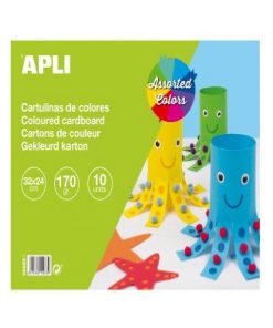 Bloc De Carton 10 Feuilles Couleurs - N/A