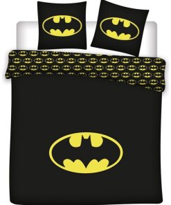 Parure de lit enfant double DC Comics - Noir