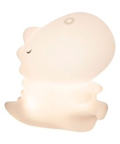 Veilleuse lumineuse tactile en silicone, Dino - Blanc