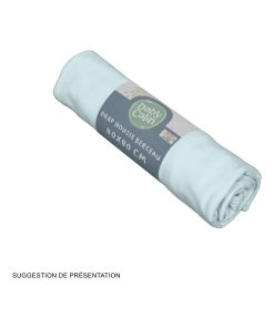 Drap housse uni 40x80 cm Bleu ciel - Bleu