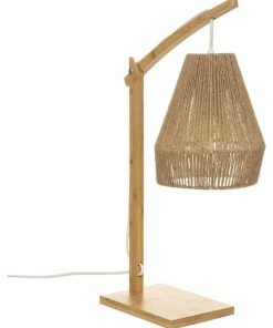 Lampe à poser arc Palm naturel H55 - Beige
