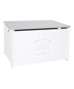 Coffre à jouets bois gris - Gris