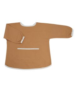 Bavoir manches longues ocre - Marron