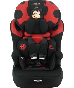 Nania - Siège auto ceinturé RACE I 76-140 cm R129 i-Size – Coccinelle - Rouge