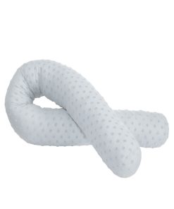 ROBA Serpent De Lit - Lil Planet - Coton Bio Certifié Gots - Bleu Clair - Bleu ciel