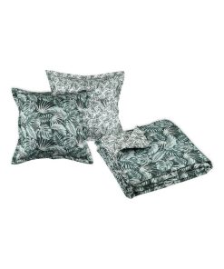 Boutis 240x220 avec 2 taies et sac Vibes vert - Vert