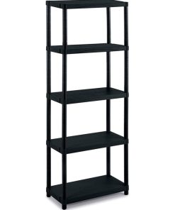 Étagère modulaire 5 niveaux Terry - Noir