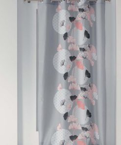 Rideau à œillets 140x260 Eden blush gris - Rose