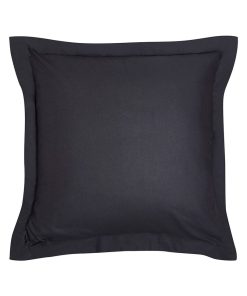 Taie d'oreiller volant 'ORGANIC' 'TODAY' - Noir