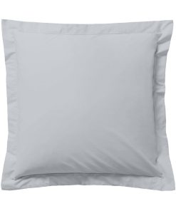 Taie d'oreiller unie - gris perle