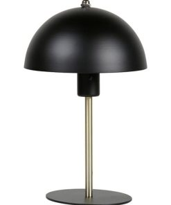 Lampe métal Lydia noire dorée - Noir