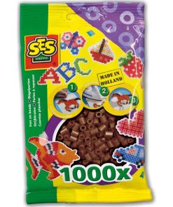 Sachet de 1000 perles Technique à repasser : Brun foncé - N/A