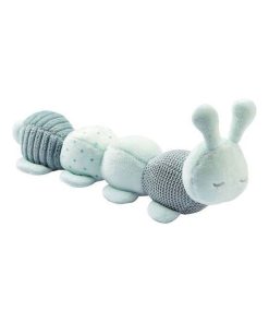 Doudou nattou chenille vert pantin - 26 x 8 x 8 cm lapidou - Vert