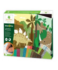 Stick N Fun Xl Mosaiques Dinosaures - N/A