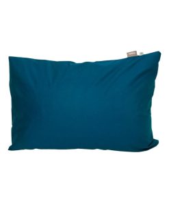 Taie d'oreiller en coton bio bleu nuit (40 x 60 cm) - Bleu