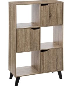Etagère 6 cases Mix naturel Ceda - Beige