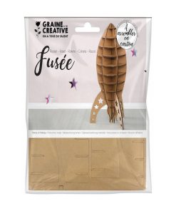 Maquette en carton theme fusee - N/A