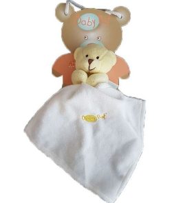 doudou Babynat Jaune Ours 15cms Bonbon Pantin - Jaune