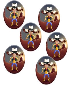 6 Badges Anniversaire 'calamity' | Fabrication Française - N/A