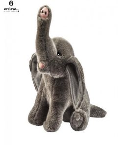 Peluche Elephant 25 Centimetres - Rouge