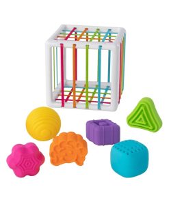 INNY BIN Cube avec formes sensorielles - N/A