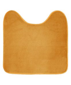 Tapis contour de WC vitamines uni - Jaune