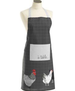 Tablier Auberge - Gris foncé