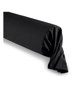 Univers Decor - Taie De Traversin 45 X 185 Cm / 100% Coton 57 Fils/cm² - Noir