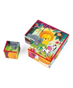 Puzzle cube Kubkid Jungle (9 cubes) - N/A