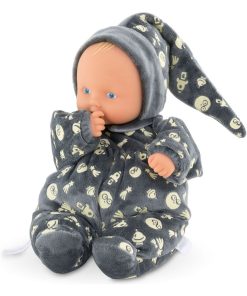 Doudou Babipouce Brille dans la Nuit - Gris