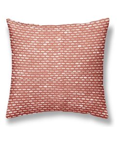 Coussin Décoration Chiné Bicolore 'desert Chik' 'today' - Rouge