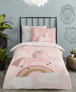 Parure de lit - 1 personne - Rose