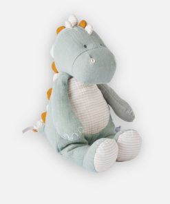 Peluche small Stegi en mousseline de coton BIO, eucalyptus - Vert