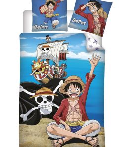Parure de lit 'One Piece' - bleu
