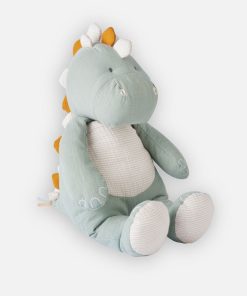 Peluche medium Stegi en mousseline de coton BIO, eucalyptus - Vert