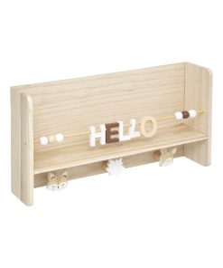 Patère étagère Hello - Beige