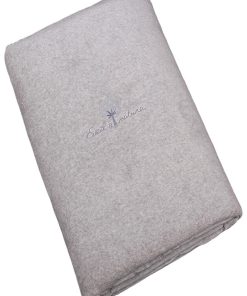 Eveil Et Nature Edredon Velours Coton Bio - Gris