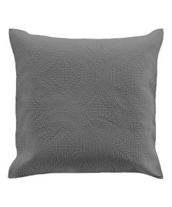 Housse de Coussin Collection Romano - gris anthracite