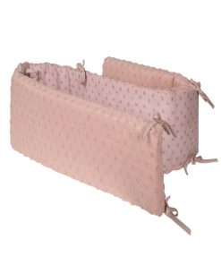 ROBA Tour de Lit Bébé - Lil Planet - Coton Bio - Rose - Rose