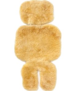 Assise Little King en peau d'agneau - Beige