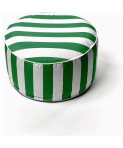 Pouf gonflable SUMMER STRIPES - Vert