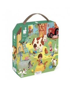 Puzzle 24 Pcs Une Journee A La Ferme - N/A