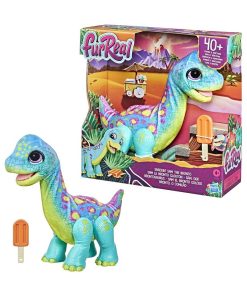furReal Sam le brontosaure - Bleu Mauve