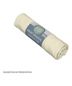 Drap housse uni 70x140 cm Écru - Beige
