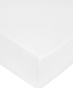 Blanc Avenue Drap Housse Satin De Coton - Blanc
